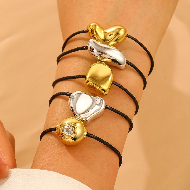 Simple Round Ball Love Knot Bracelet Bracelet Advanced Sense Adjustable Bracelet Ins Internet Celebrity Same Style_voghion.com