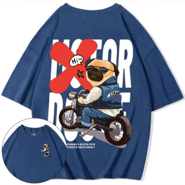 C&J Duża męska koszulka z krótkim rękawem, modna marka Gruby mężczyzna Hip-hop Półrękaw Gruby mężczyzna T-shirt męski letni_voghion.com