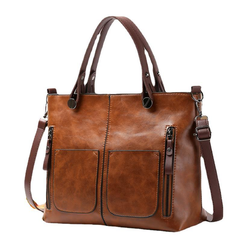 Borsa a tracolla semplice e capiente da donna, nuova moda 2024_voghion.com