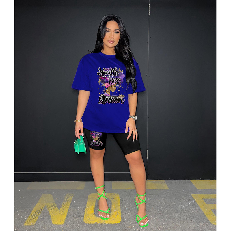 Sweat-shirt imprimé pour femmes, ensemble deux pièces décontracté à la mode_voghion.com