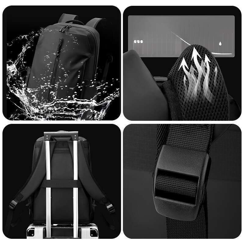 2025 New Men's Multifunctional Fashion Out Commuting Bag Business Backpack Daily Commute Leisure Hundred_voghion.com