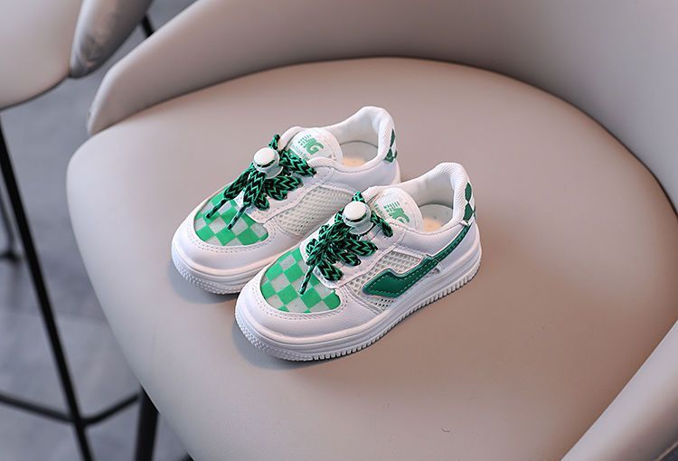 Estate 2025 Nuove scarpe sportive traspiranti in rete singola per bambini e bambine_voghion.com