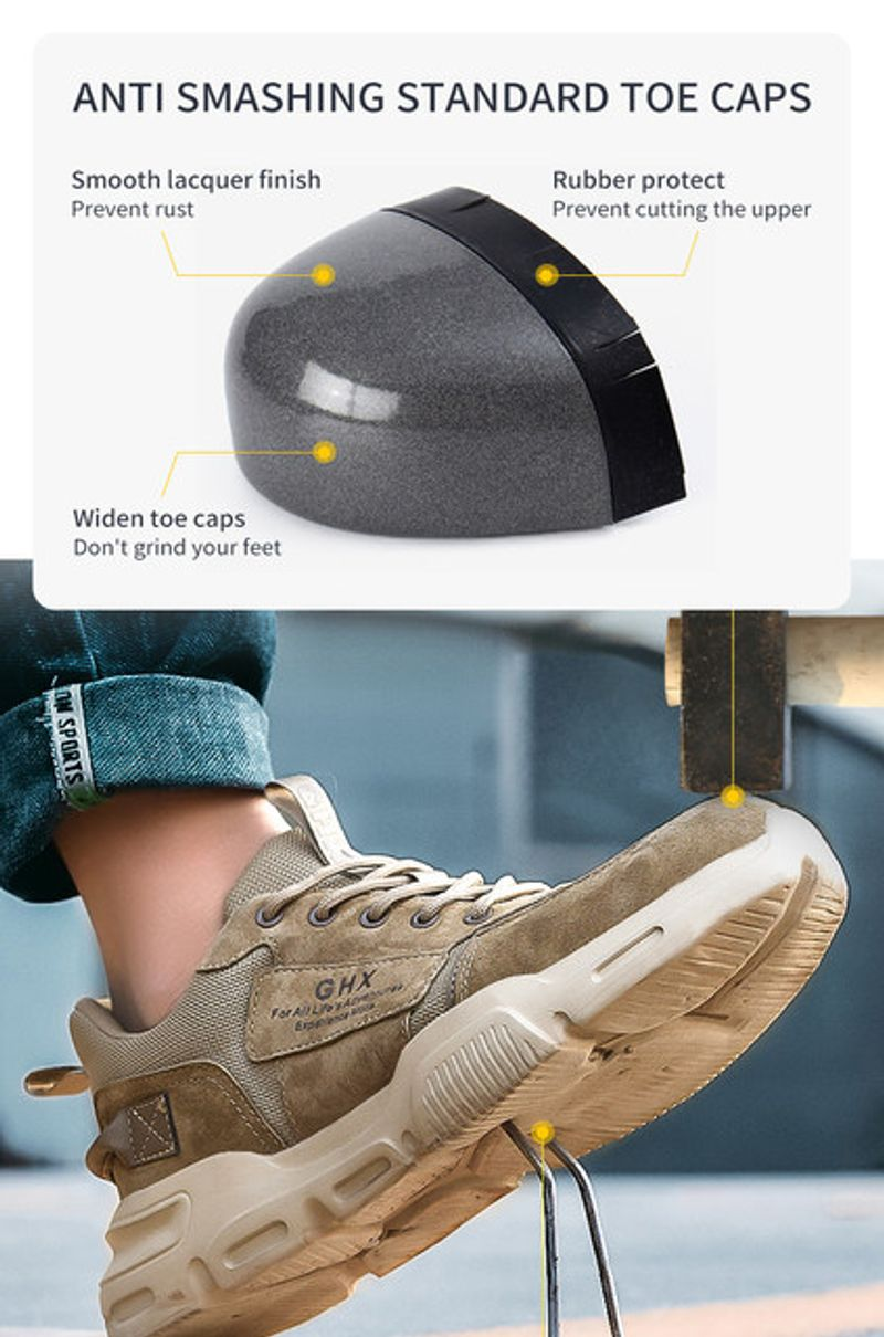 Anti-Smash Schong mat Stol Zeh fir Männer Aarbechtsstiwwelen Anti-Stech Sécherheets Turnschuhe fir Männer_voghion.com
