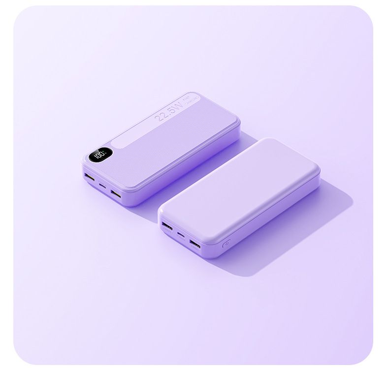 22,5W supersnel opladende powerbank van 20.000 mAh met PD20W bidirectionele snellading, draagbare oplader met hoge capaciteit voor iPhone, Android en meer_voghion.com
