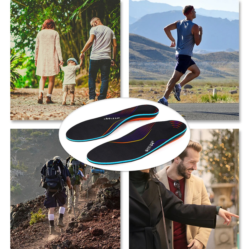 Solette di supporto per arco plantare per fascite plantare per uomo e donna Inserti ortopedici per scarpe Piede piatto -_voghion.com