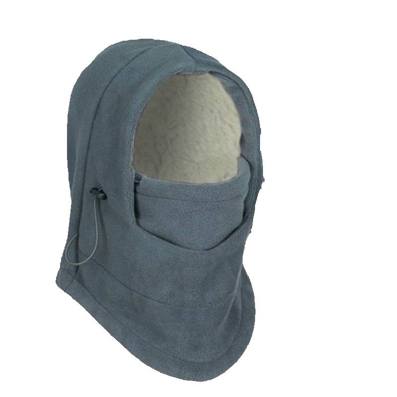 LazyZoom Winter Men And Women Cycling Fleece Free Shrink Ski Warm Head Cover Mask Neck Gaiter Windproof Hat Face Protection_voghion.com