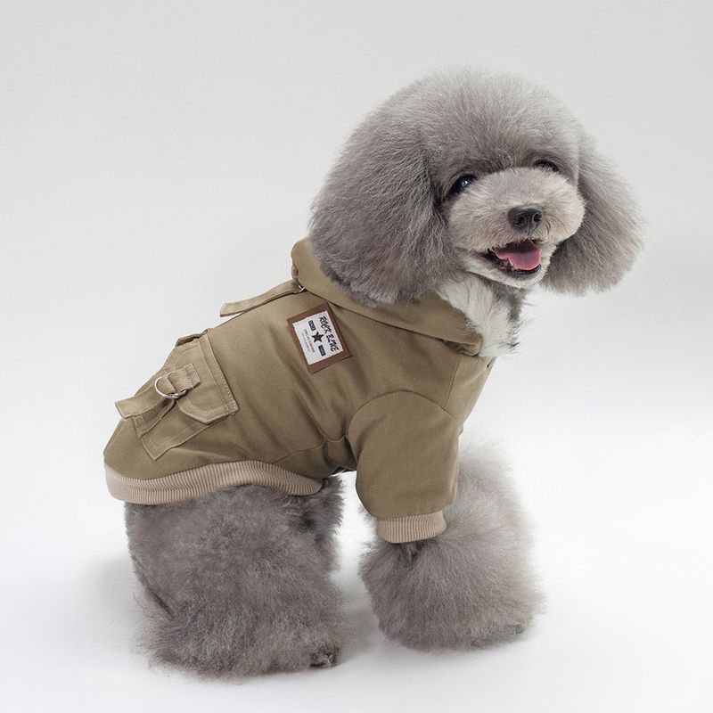 Ropa para mascotas Ropa para perros Otoño e invierno Ropa nueva para mascotas Patas para mascotas Ropa de algodón Junlu Ropa de algodón Polar_voghion.com