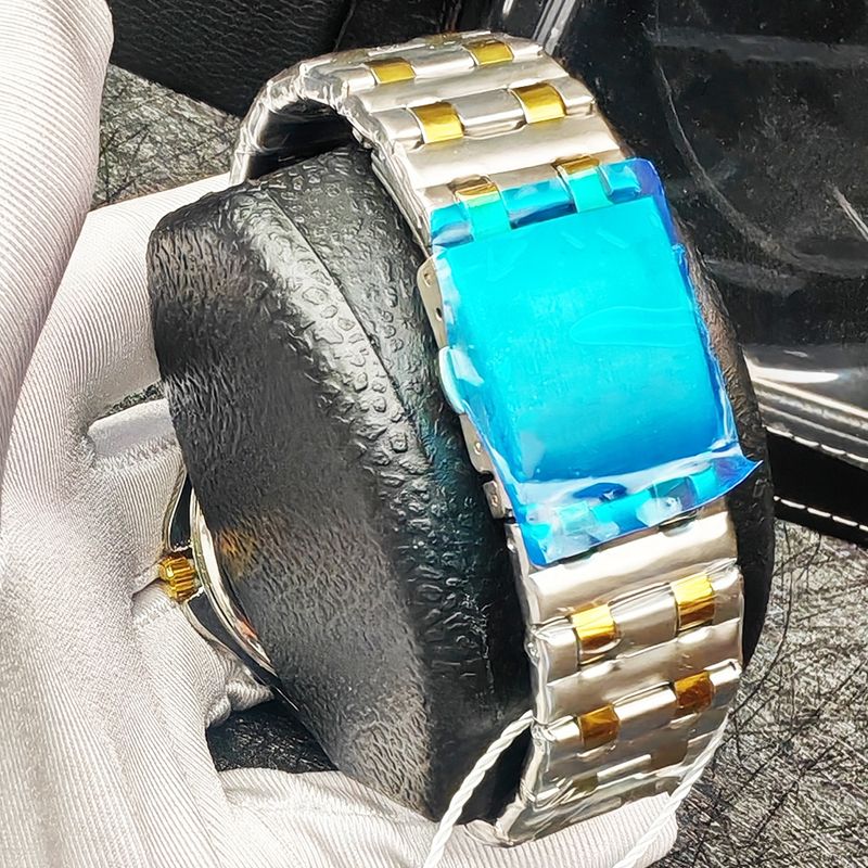 Herrenuhr Brieftasche Geschenkbox Set wasserdichte Quarzuhr Stahlarmband_voghion.com