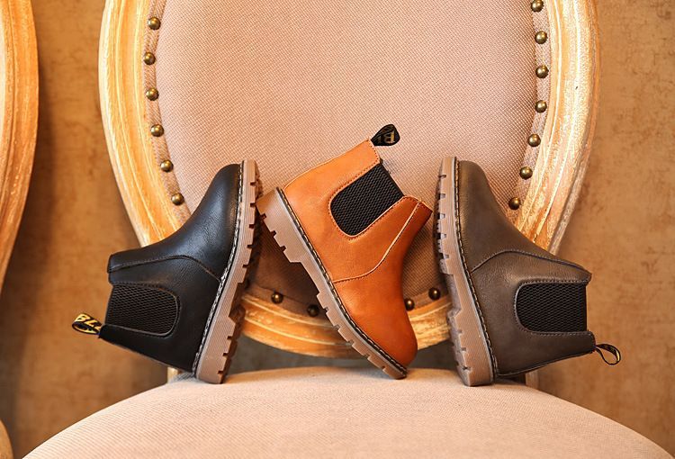 Antiderrapante resistente ao desgaste fundo macio crianças meninos meninas sapatos bonitos moda crianças botas quentes_voghion.com