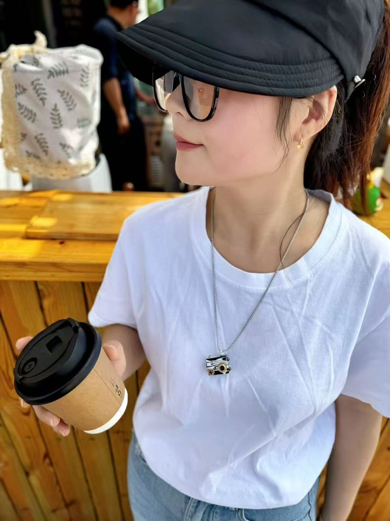 Collana con ciondolo a forma di robot punk, portachiavi in legno, ciondolo a forma di catena per cellulare per ragazzi e ragazze._voghion.com