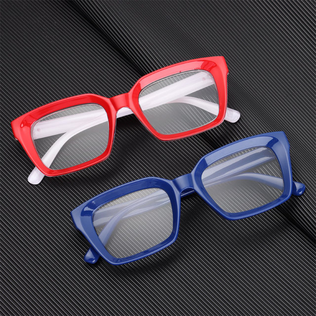 1PC Oversized Square Reading Glasses Men Women Portable Large Frame High-definition Presbyopia Eyeglasses Diopter 0~+ 3.00_voghion.com