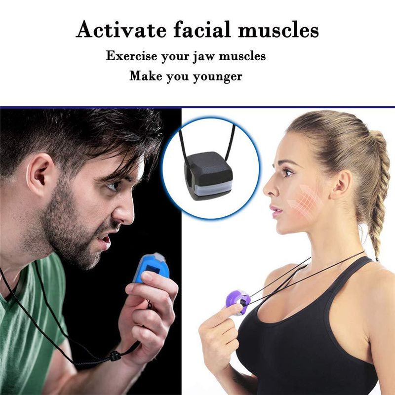 Ballon d'exercice de la mâchoire en gel de silice de qualité alimentaire, ballon d'entraînement musculaire, ballon de fitness, tonification du cou et du visage, entraînement des muscles de la mâchoire, lifting du visage_voghion.com