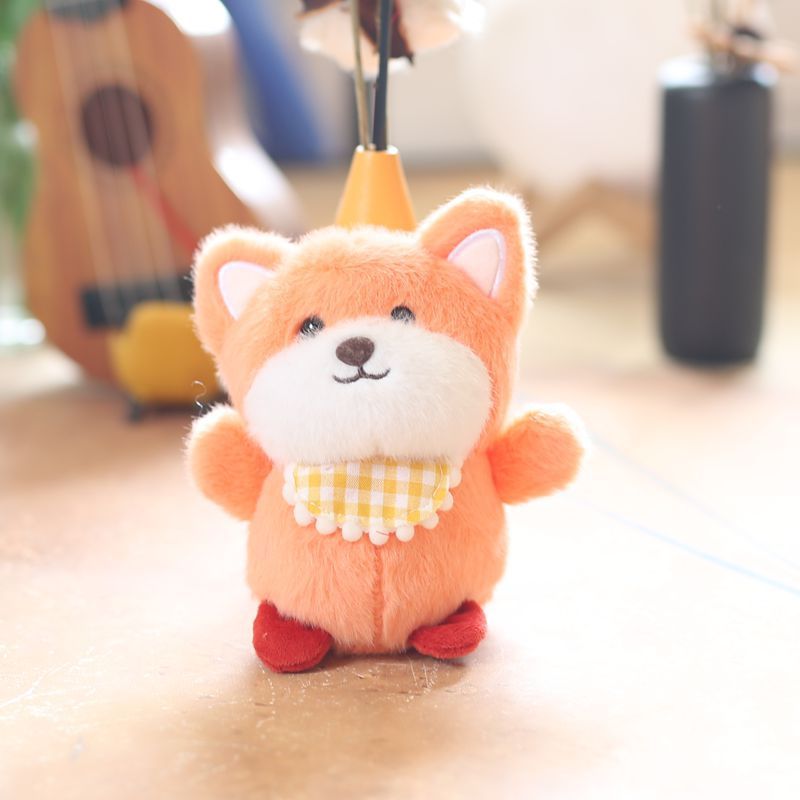 Adorable Bear Plush Cute Keychain Accessory With Soft Short Plush Bags For_voghion.com