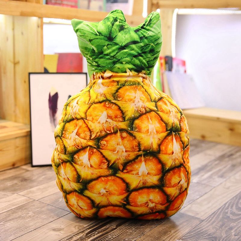 3D-Pfirsich-Plüschkissen mit niedlicher Fruchtform für Büro- und Heimdekoration_voghion.com