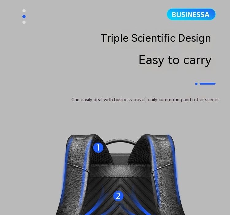 Nueva mochila de negocios de cuero genuino para hombres, mochila de gran capacidad, mochila de piel de vaca para ordenador_voghion.com