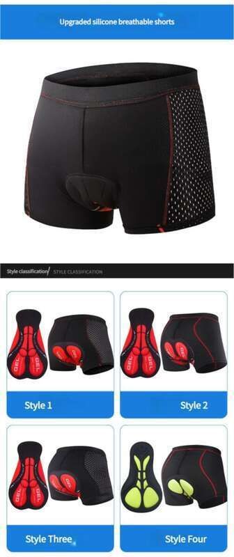 New Underwear For Men, Thickened Silicone Mountain Pants, Quick Drying Road Bike Shorts, All Season Cycling Equipment_voghion.com