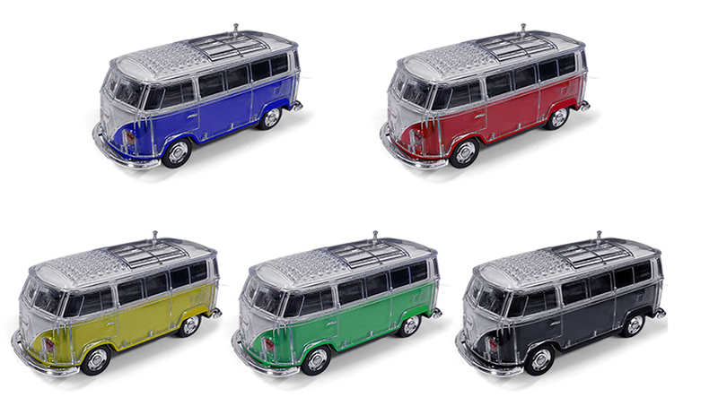 EONKO WS-267BT Crystal Car Shape Bus Bluetooth Speaker with TF USB FM AUX Handsfree LED Light_voghion.com