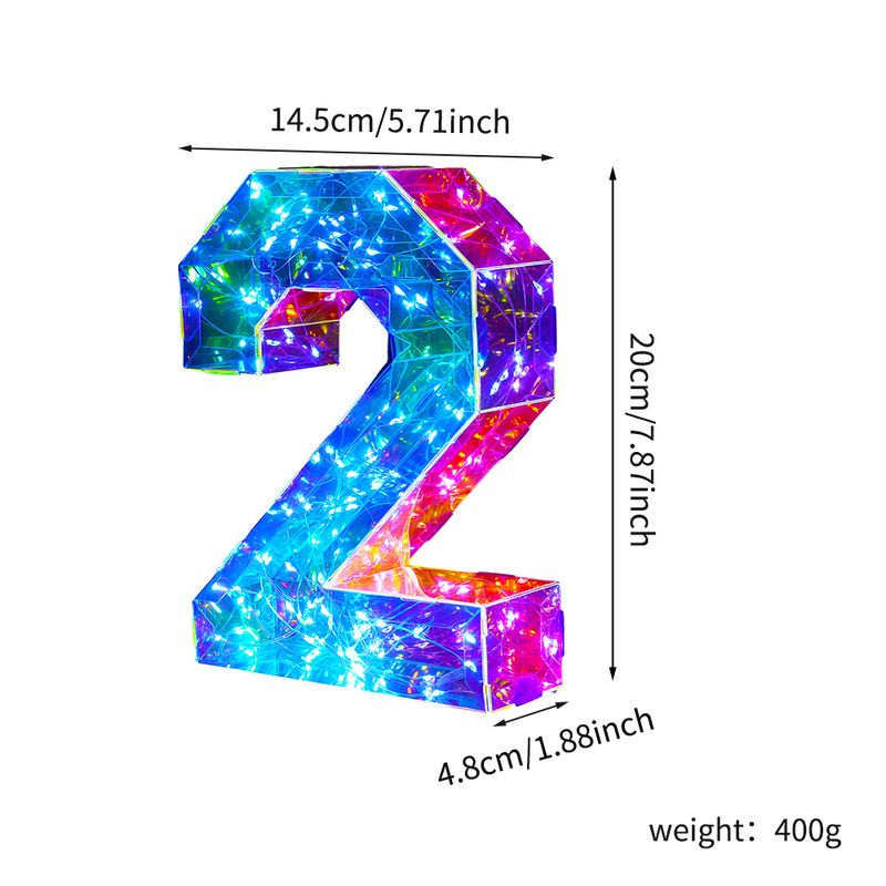 Internet Celebrity Creative Colorful Digital Valentine's Day Confession Atmosphere Decorative Light Birthday_voghion.com