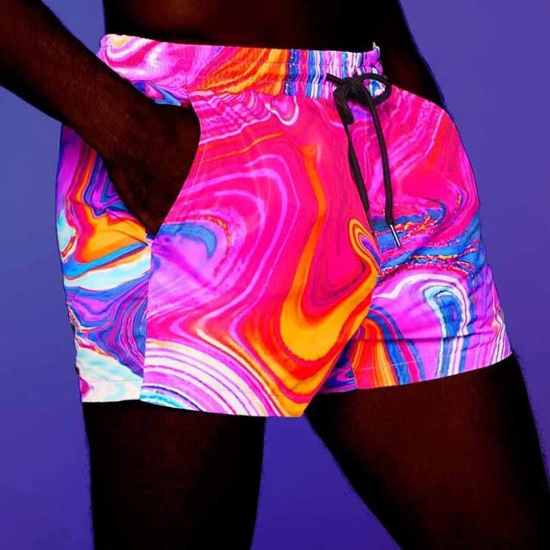 Premium Products Graffiti Personalized Design Color New Loose Men's Shorts_voghion.com