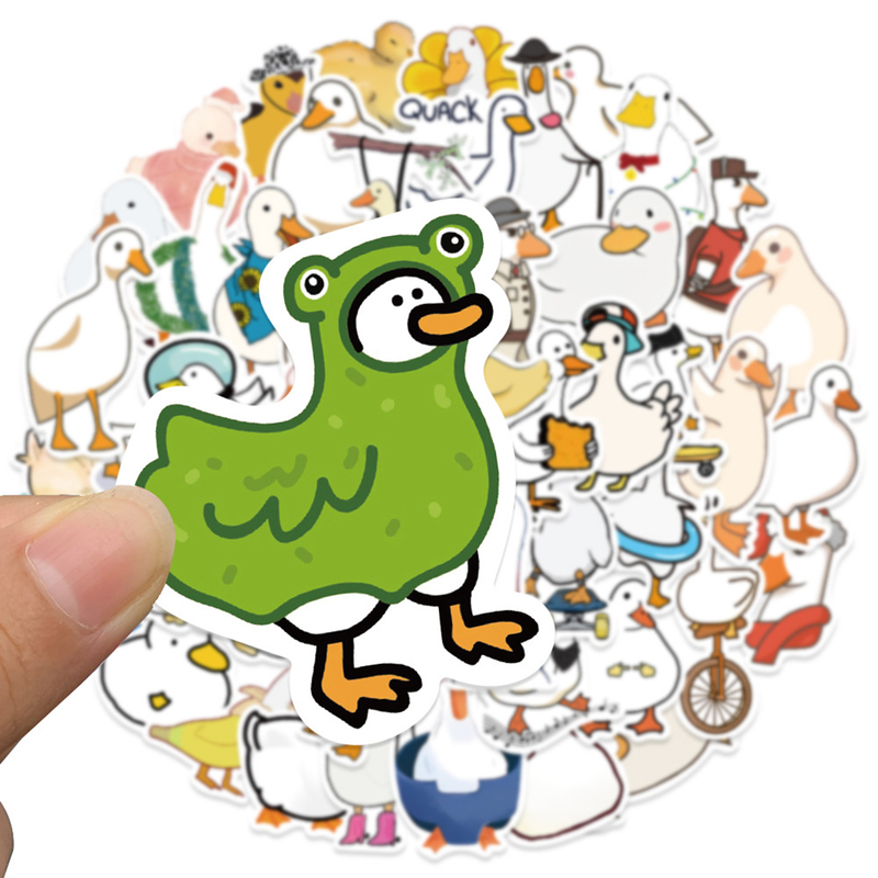 ToysMall 1 Set Çıkartmalar Karikatür Sevimli Renkli Ördek Çıkartmaları Su Geçirmez Araba Çıkartmaları Çocuklar İçin Dizüstü Bilgisayarlar Kaykaylar Bavullar_voghion.com