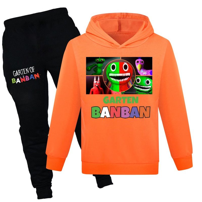 Boys And Girls Spring & Fall Sweatshirt + Pants Set 2310_voghion.com