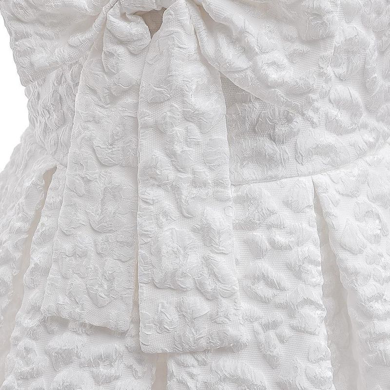 Vêtements pour bébés filles, style Royal, robe de princesse à manches bouffantes avec grand nœud, pour fête d'enfants_voghion.com