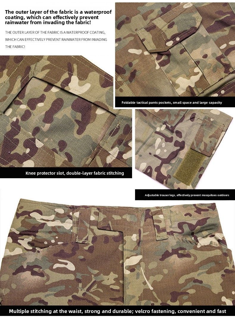 Camouflage Frog Tactical Training Quick-Dry Enthusiast Outdoor CS Expansion Field Suit Cross-Border Wholesale_voghion.com