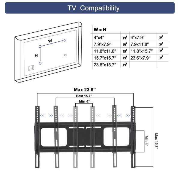 Rustic Brown TV Console With Push-to-open Storage Cabinet For TV Up To 65in Wood &glass TV Stand For Living Room Bedroom_voghion.com