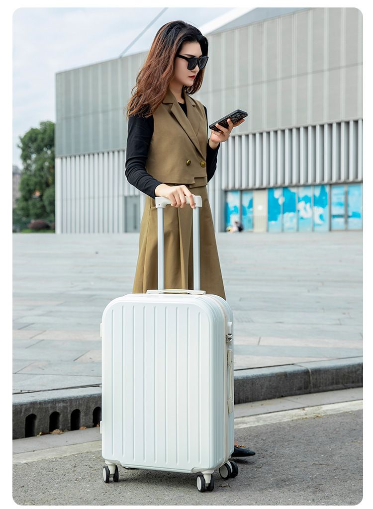 Multi functional small fresh women, Instagram students, password box travel, sturdy and durable suitcase with a lever_voghion.com