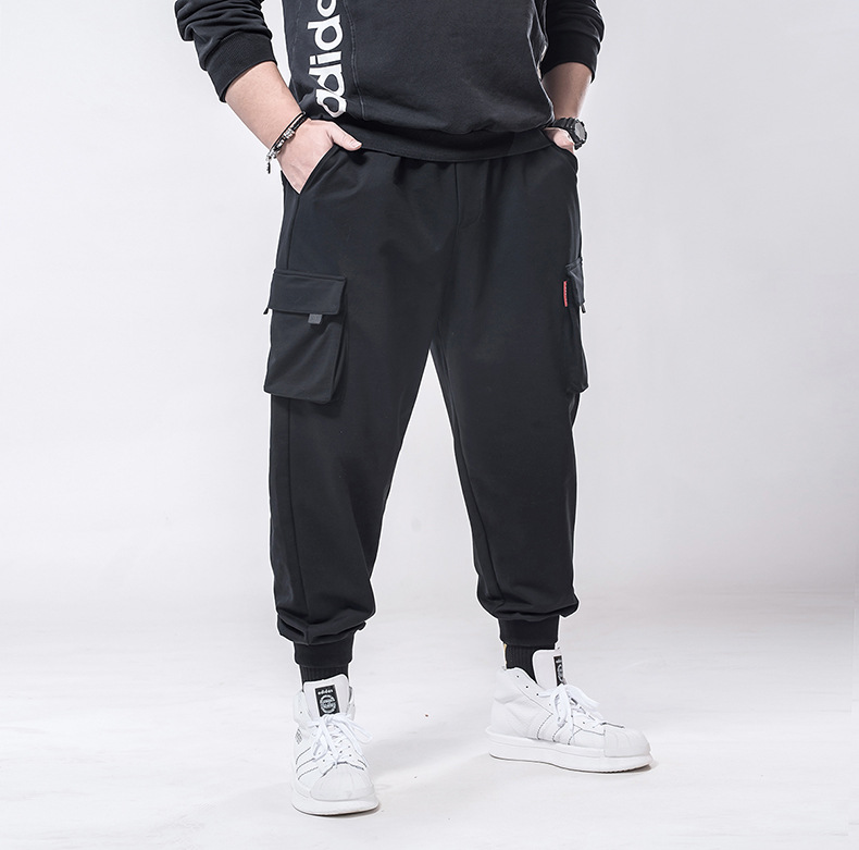 Men's Clothes Organ Bag Long Sweatpants Casual Pants Small Foot Pants_voghion.com