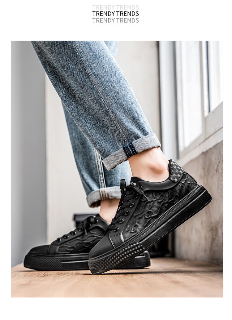 Men's Casual Sneakers With Snake Print Design - Soft Sole, Low-Top, Breathable & Comfortable For Daily Wear - Sizes 39-44 Sports Shoes Men_voghion.com
