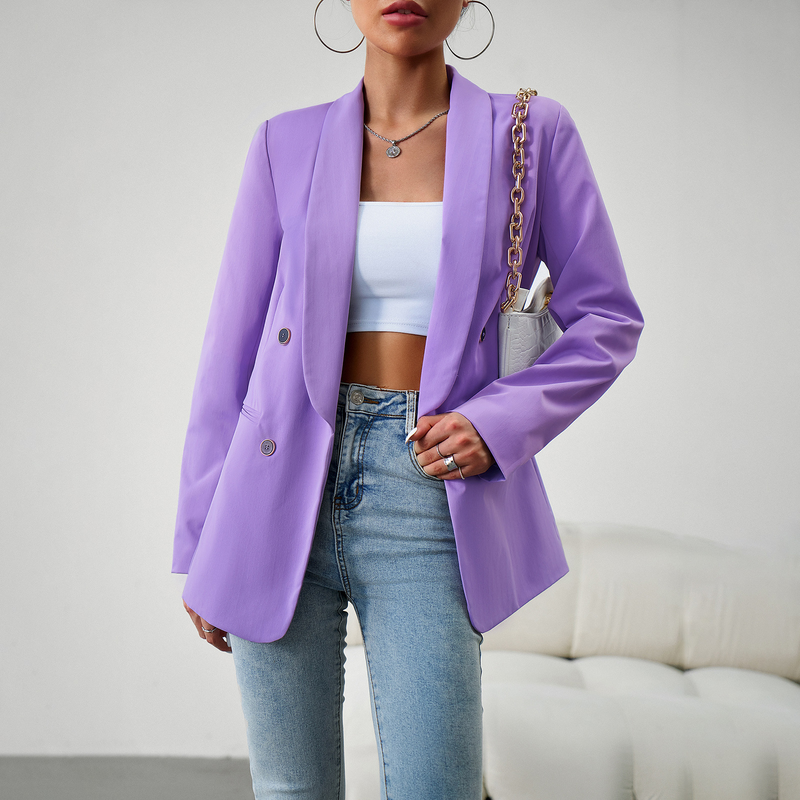 Blazer elegante da pendolare autunno inverno 2023 di Diyun Design da donna_voghion.com