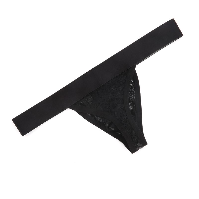 String érotique en dentelle super sexy pour hommes, taille basse, pure luxure, bikini transparent, pantalon T_voghion.com