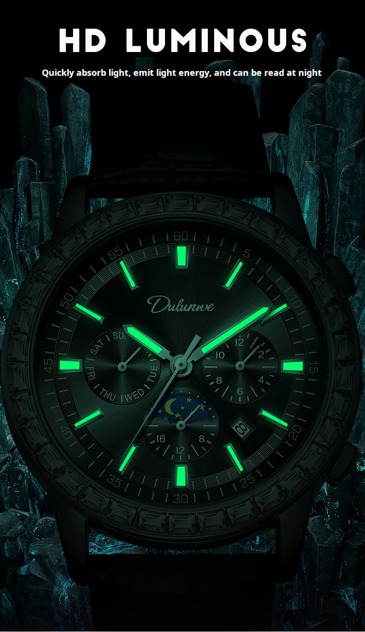 Watches For Men High Quality Brand Men's Watch Leather Strap Diamond Dial Automatic Mechanical A Real Man's Watch Reloj Hombre_voghion.com
