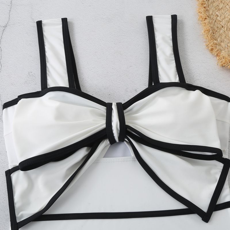 Neu Bogen einteiliges Zwei-stück Anzug Abdeckung Bauch Abnehmen Mode_voghion.com