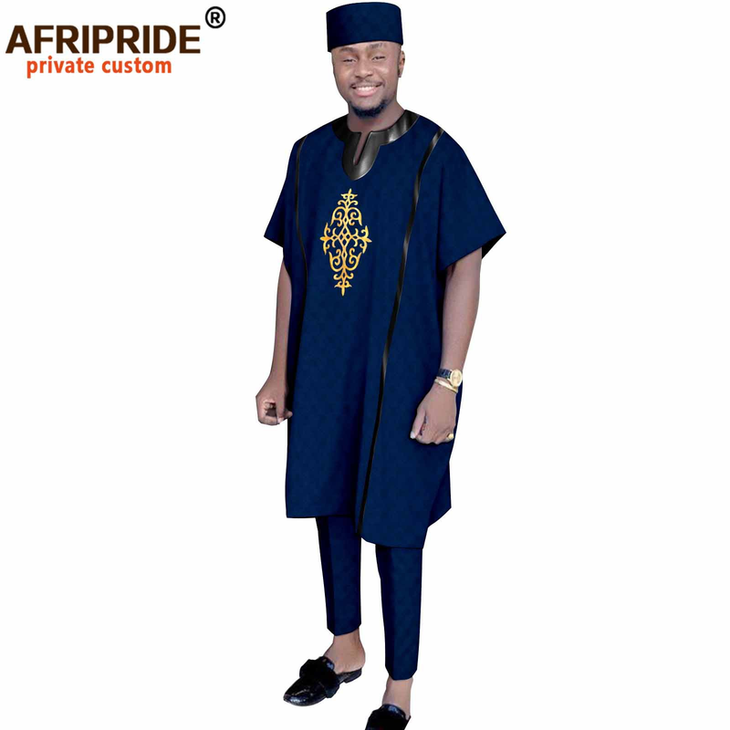 Men's clothing 3 piece top + pants + hat_voghion.com
