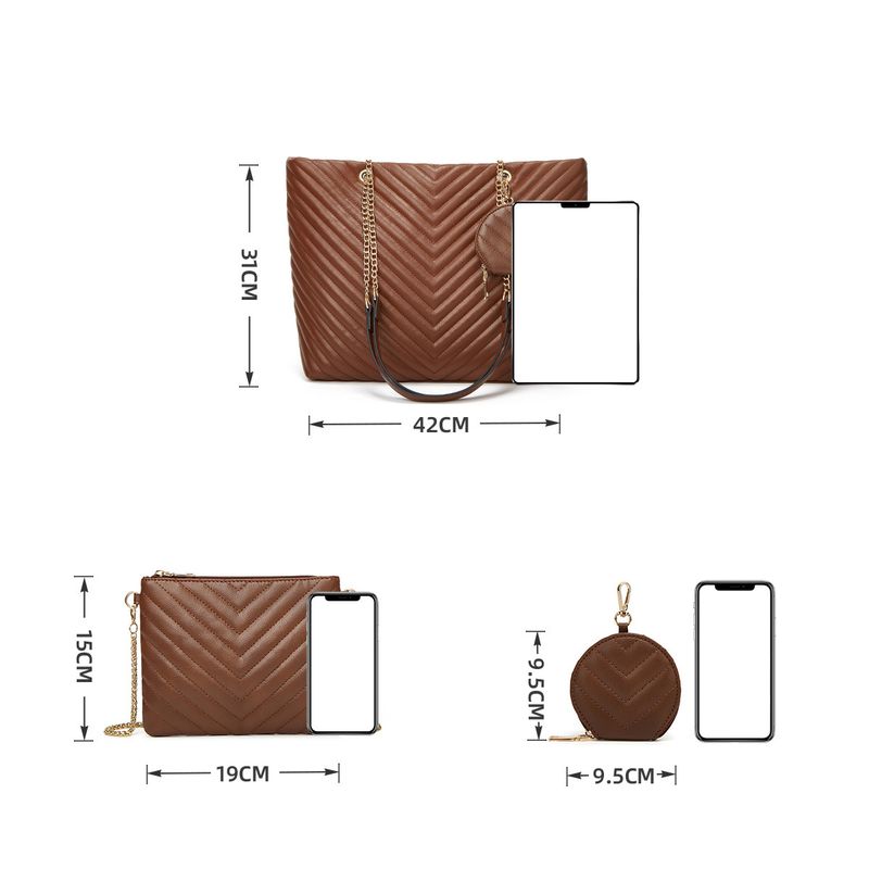 2025 Nuova borsa a tracolla alla moda da donna - Borsa a catena ricamata di alta qualità e grande capacità, tracolla versatile e tote con custodia staccabile_voghion.com