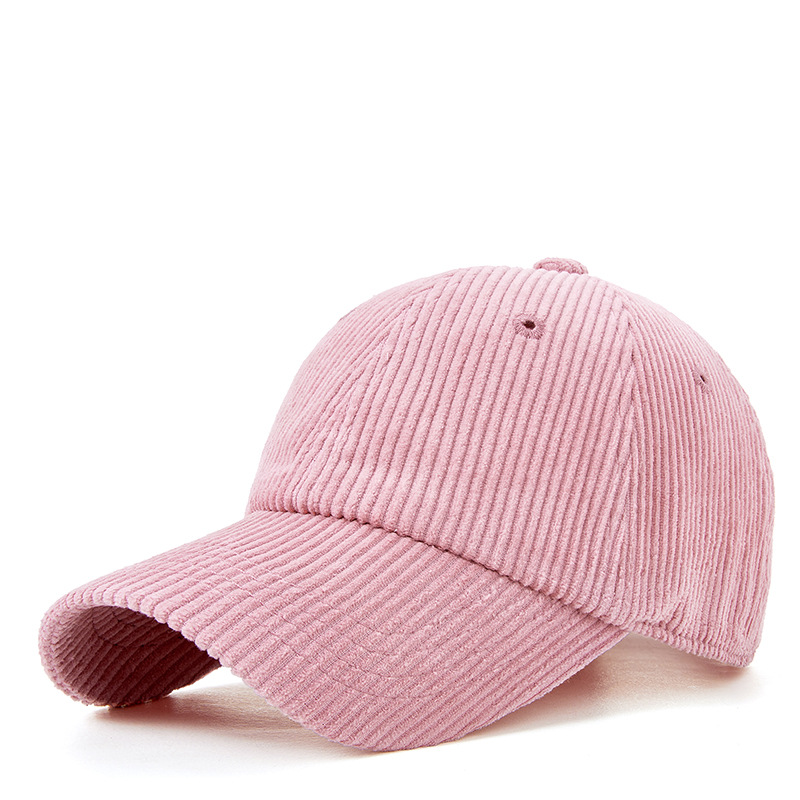 Fashion New Trend Corduroy Baseball Cap Men And Women Soft Top Outdoor Hat Cap Wholesale_voghion.com