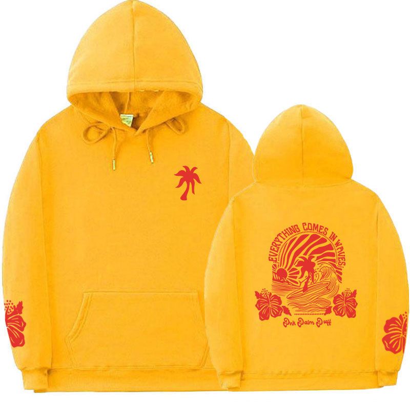 Felpa con cappuccio EVERYTHING COMESIN WAVES CHASING SUNS ETS_voghion.com