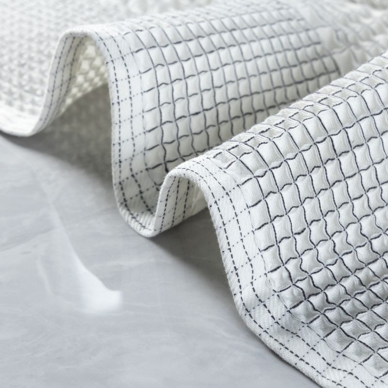 2 Piece Set Pure Cotton Waffle Large Bath Towel 80*152 Cm Large Adult Bath Towel_voghion.com