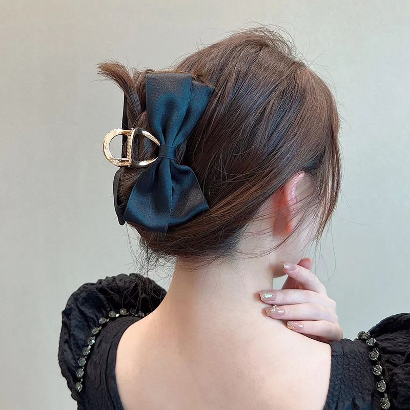 Agrafă 1C păr agrafă strălucitoare fundă accesorii de păr card păr coafură Senior placă păr agrafă mare de păr_voghion.com