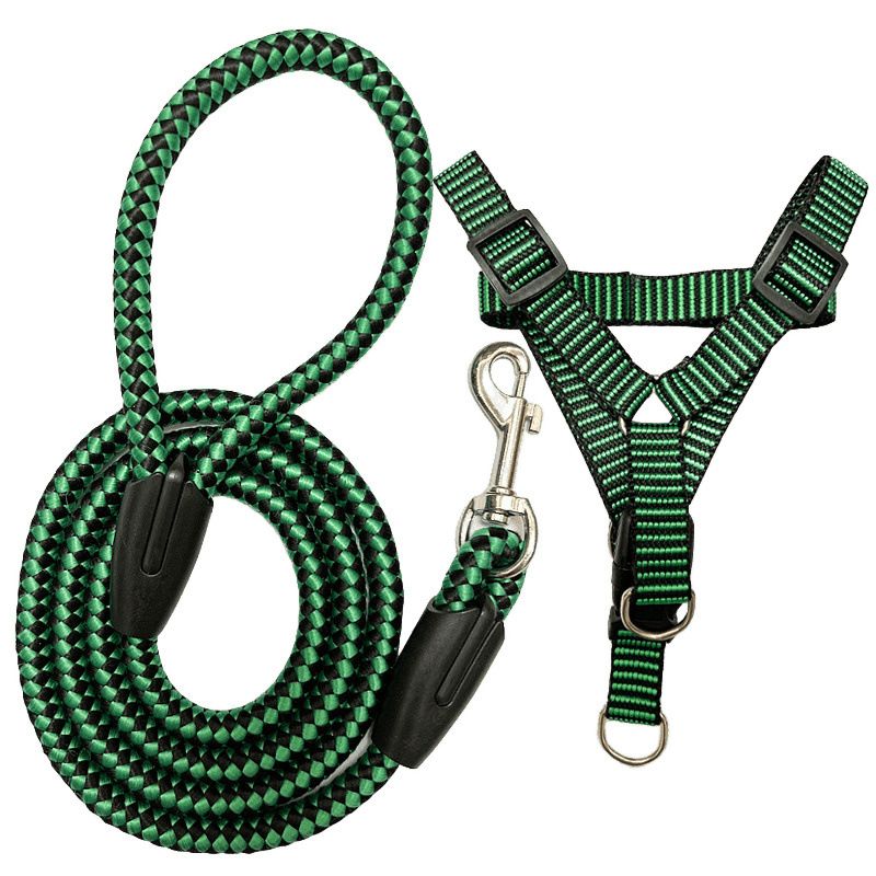 Leash Rope Walking Teddy Golden Retriever Pet Large Medium Small Collar Dog Chain_voghion.com