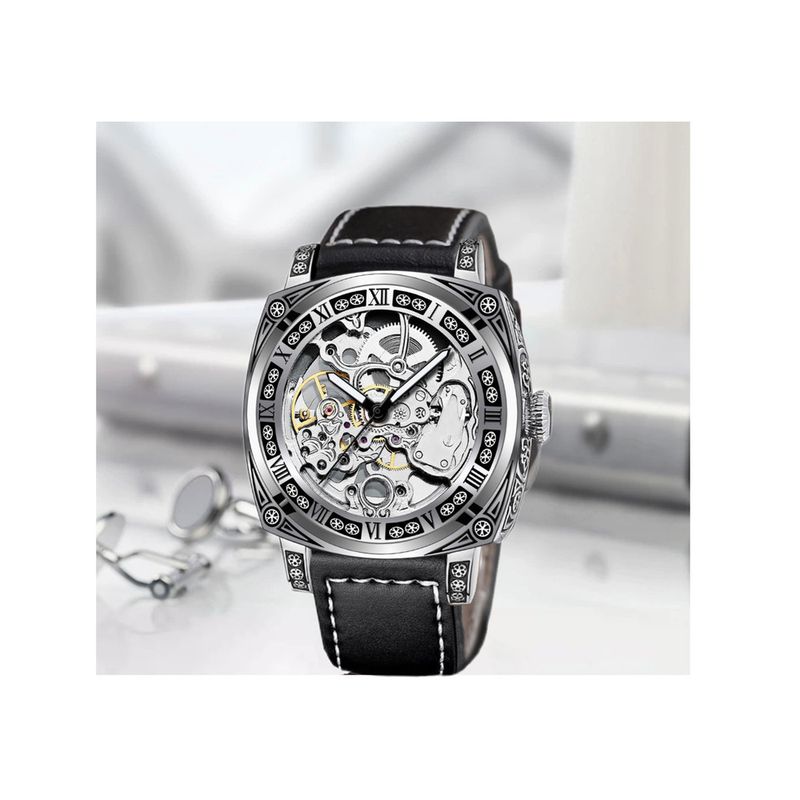 Brittiskt märke med urholkad klassisk affärsklocka för män med precisionsstålbälte_voghion.com