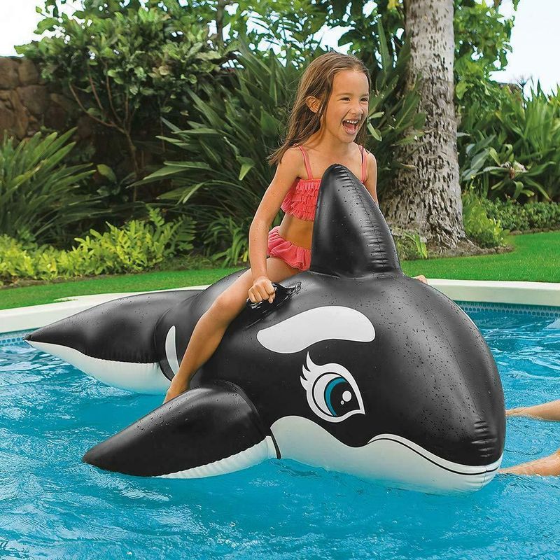 INTEX Ride-On Inflatable Toy Children's Pool Animal Float Water Play_voghion.com