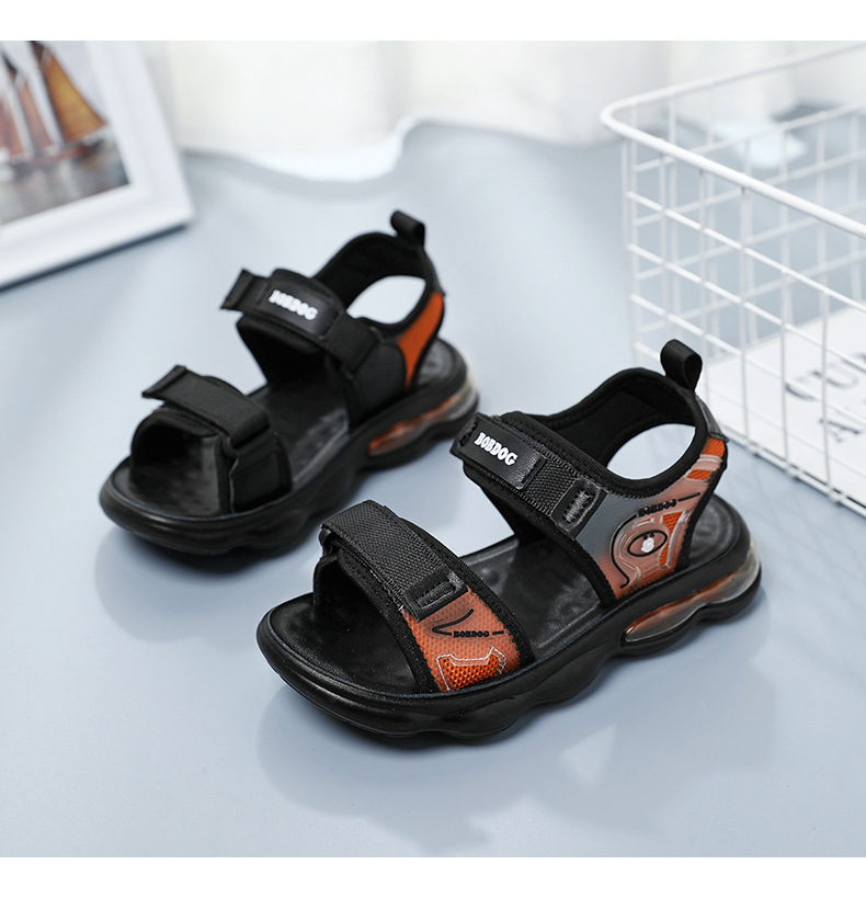 Mother&Kids Boys' shoes Summer light cushioned beach shoes for kids with soft soles open-toed sandals for kids_voghion.com