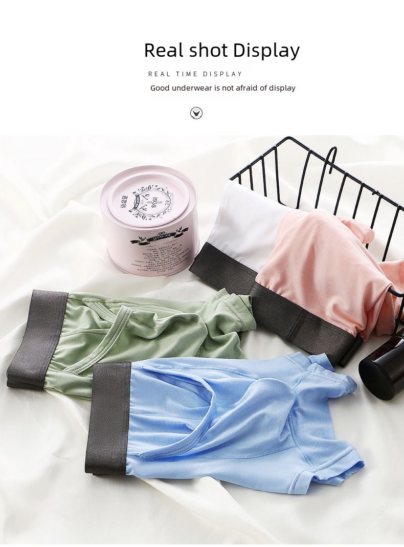 Bambusfaser-Slips für männliche Teenager Elefantennase offene Kugeltrennung Herren-Slips Boxershorts für Jungen_voghion.com