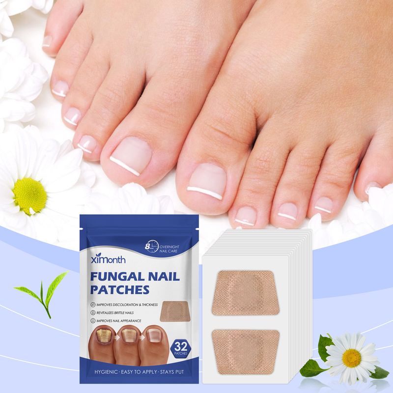 Ximonth Nagelpflegepflaster, sanfte Nagelreparatur, praktische tägliche Reinigung, einfach anzuwendendes Pflegepflaster_voghion.com