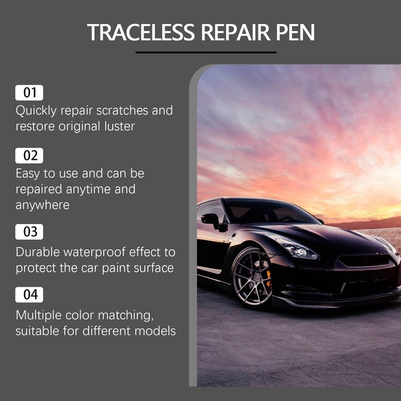 Autopinsel Autolack Kratz Kratzreparatur Renovéiert Autofaarf Pinsel_voghion.com