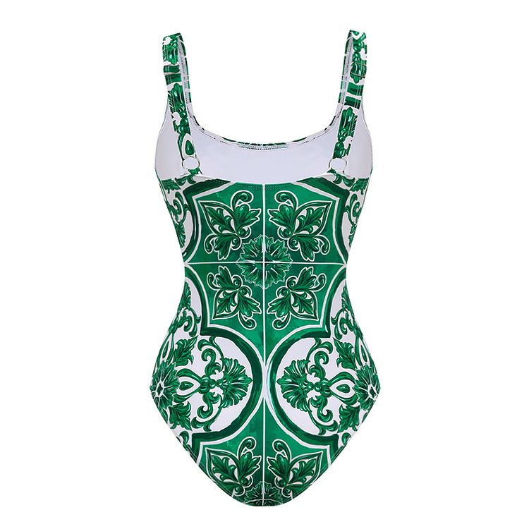 Women's Clothing Step Into Swimsuit Women's Beach Skirt Pants Fashion Women's Printed Suspenders Slim Backless Sexy Skirt_voghion.com
