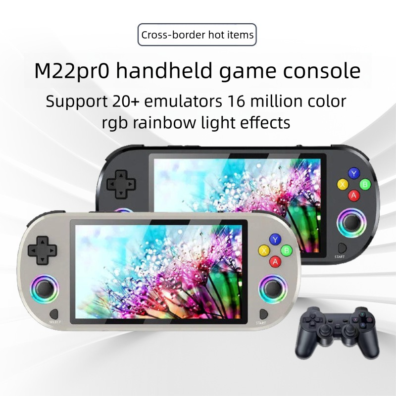 M22PRO Game Console Dual Player HD 5inch PS1 Open Source New Retro Handheld_voghion.com